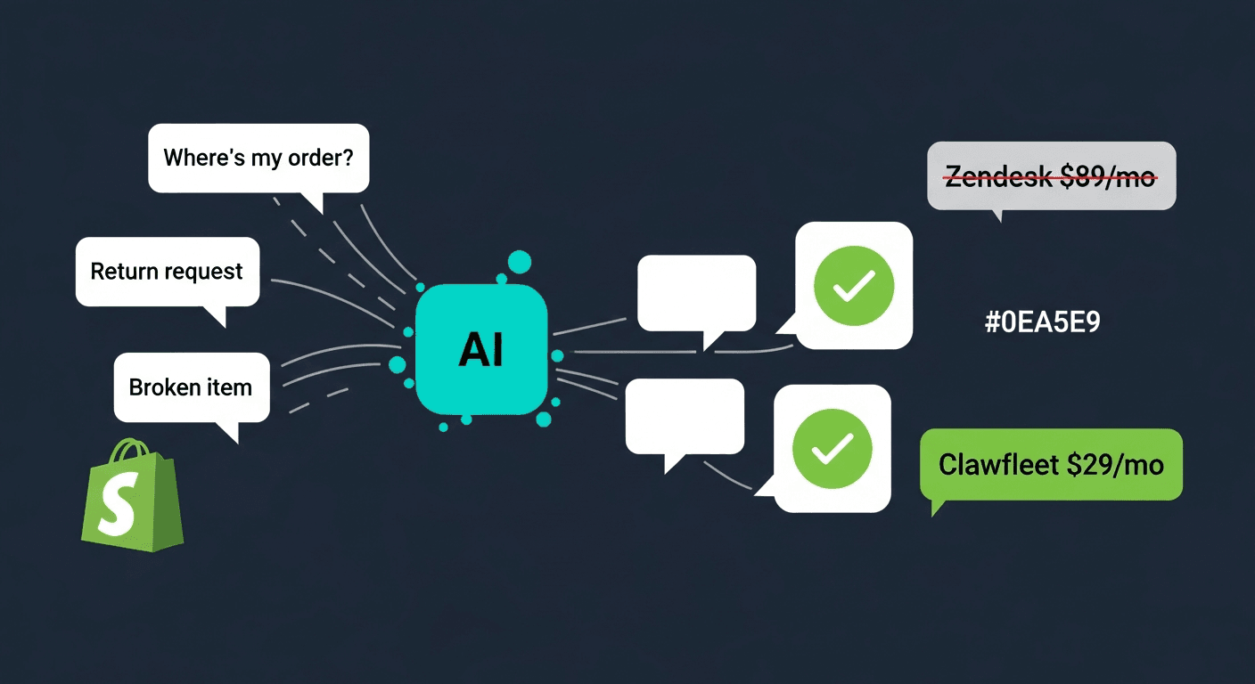 Cover Image for OpenClaw for Shopify: Replace Your Customer Service Stack With One AI Agent